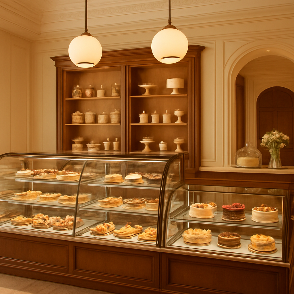 Interior of Ann's Bakehouse boutique